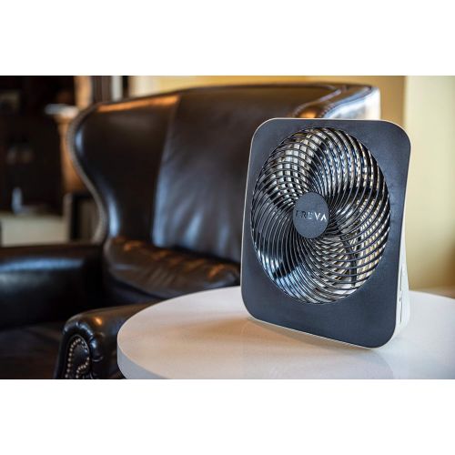  O2COOL Treva 10-Inch Portable Desktop Air Circulation Battery Fan - 2 Cooling Speeds - With AC Adapter