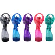 O2cool 8101 Deluxe Battery-operated Handheld Water-misting Fan- Colors May Vary