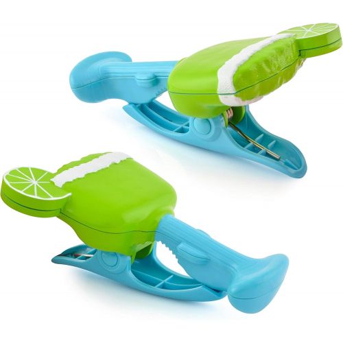  [아마존베스트]O2COOL Margarita BocaClips, Beach Towel Holders, Clips, Set of Two, Beach, Patio or Pool Accessories, Portable Towel Clips, Chip Clips, Secure Clips, Assorted Styles