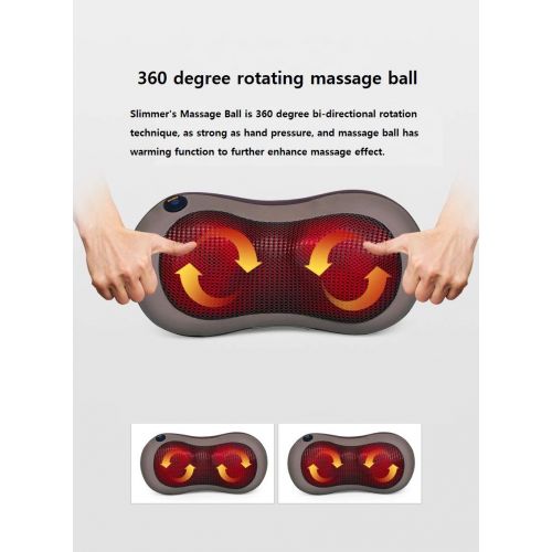  OA Slimmer Massager OA Slimmer Cushion Type Neck Shoulder Massager, Good Portability, Four Acupressure Balls,...