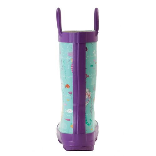  Oakiwear Kids Rain Boots For Boys Girls Toddlers Children, Mermaids