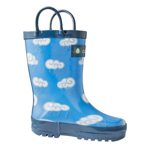  Oakiwear Kids Rain Boots For Boys Girls Toddlers Children, Bright Butterflies