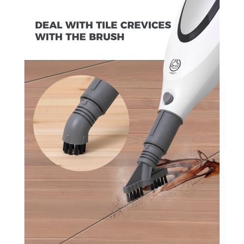  [아마존베스트]OApier S6 Steam Mop, Professional Floor Steamers, 16oz Large Water Tank, 23Ft Long Power Cord, Child & Pet Safe Floor Cleaner for Hardwood Floor/Tile/Grout/Laminate/Carpet