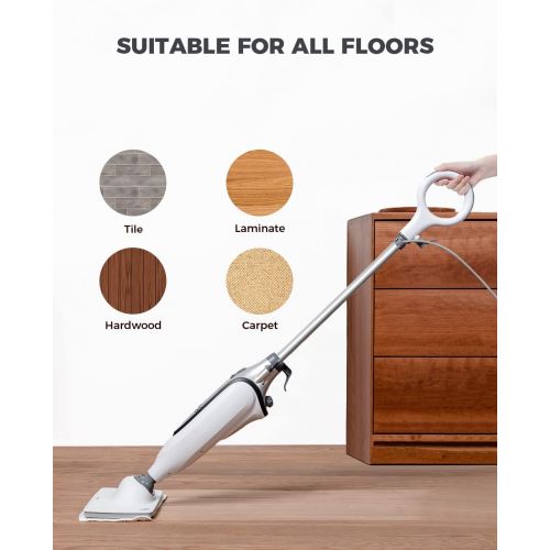  [아마존베스트]OApier S6 Steam Mop, Professional Floor Steamers, 16oz Large Water Tank, 23Ft Long Power Cord, Child & Pet Safe Floor Cleaner for Hardwood Floor/Tile/Grout/Laminate/Carpet