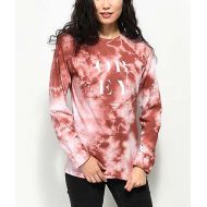 OBEY Obey See Clearly Dusty Rose Tie Dye Long Sleeve T-Shirt