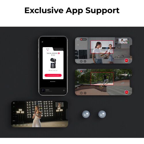  OBSBOT Tail Air AI-Powered PTZ Streaming Camera with Smart Remote Controller & NDI License Key Combo