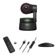 OBSBOT Tiny 4K AI-Powered PTZ Webcam with Mic, Remote, and Cable Kit