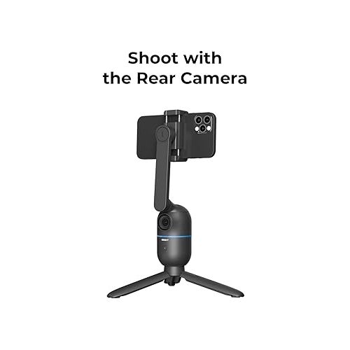  OBSBOT Me AI-Powered Phone Gimbal, Auto-Tracking Phone Tripod with Wide-Angle Sensing Camera, Content Creator Kit for YouTube, Streaming and Vlogging, etc.