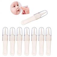 [아마존베스트]OBTANIM Baby Nasal Tweezers, Safety Round-Head Nose Cleaning Tweezers Baby Safe Ear Clean Clip Navel Cleaner Clip Tool, Set of 8
