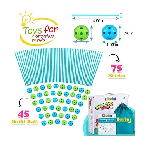  Kids Fort Building Kit 120 Pieces Construction STEM Toys for 5 6 7 8 9 10 11 12 Years Old Boys and Girls Ultimate Forts Builder Gift Build DIY Educational Learning Toy for Indoor & Outdoor