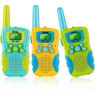 [아마존베스트]Obuby Kids Walkie Talkies 3 KMs Long Range 2 Way Radio 22 Channels for Kid Toys Gifts with Backlit LCD Flashlight Best Gift for Age 3-12 Boys and Girls for Outdoor Adventure Game