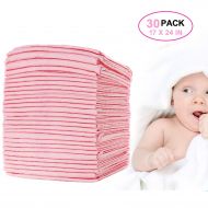 OBloved Baby Disposable Underpads Incontinence Pads Pet Training and Puppy Pads Portable Diaper Changing Table & Mat,Breathable Waterproof Absorbent Bed Protection 30 Pack,17.7X 23.6in