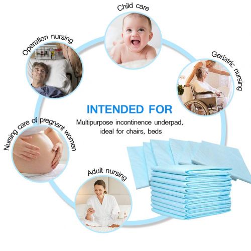  OBloved Baby Underpads 20 Pack, Reusable Portable Diaper Changing Table & Mat, Leak-Proof Breathable...