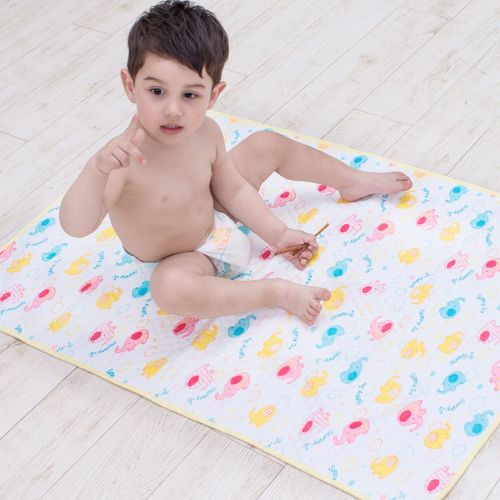  OBloved Baby Underpads 20 Pack, Reusable Portable Diaper Changing Table & Mat, Leak-Proof Breathable...