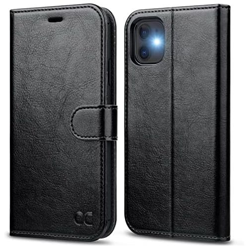  [아마존베스트]OCASE iPhone 11 Case, iPhone 11 Wallet Case with Card Holder, PU Leather Flip Case with Kickstand and Magnetic Closure, TPU Shockproof Interior Protective Cover for iPhone 11 6.1 I