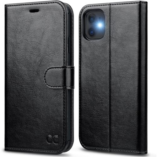  [아마존베스트]OCASE iPhone 11 Case, iPhone 11 Wallet Case with Card Holder, PU Leather Flip Case with Kickstand and Magnetic Closure, TPU Shockproof Interior Protective Cover for iPhone 11 6.1 I