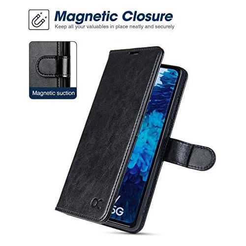  [아마존베스트]OCASE Compatible with Samsung Galaxy S20 FE 5G Case with Card Holders, PU Leather Flip Wallet Case [TPU Inner Case][Stand][Tempered Glass Screen Protector] Protective Phone Cover 6