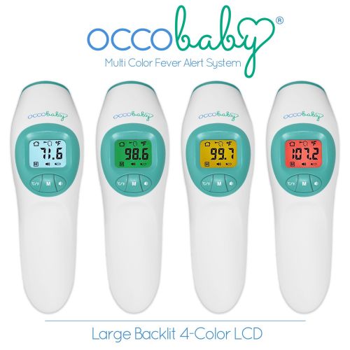  OCCObaby Clinical Forehead Baby Thermometer - Limited Edition with Flexible Tip Waterproof Digital...