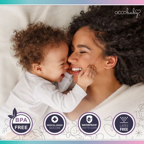  OCCObaby Baby Nasal Aspirator - Safe Hygienic and Quick Battery Operated Nose Cleaner with 3 Sizes of Nose Tips Includes Bonus Manual Nose Sucker for Newborns and Toddlers (Limited