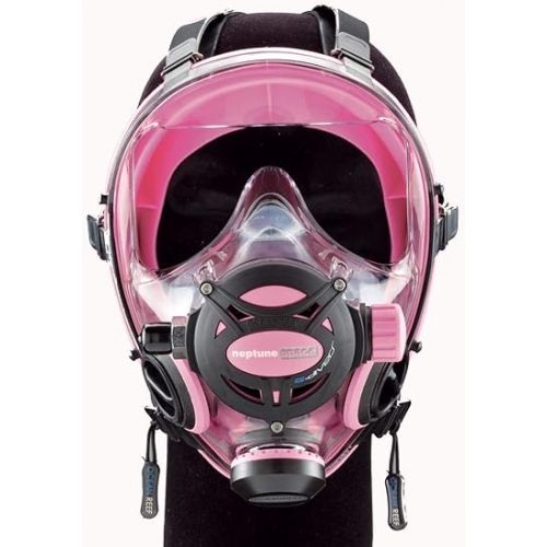  Ocean Reef Neptune Space G. Divers Series Full Face Mask Kit (Medium/Large, Pink)