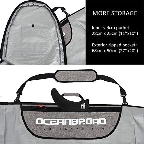  OCEANBROAD Surfboard Longboard Bag 60, 66, 70, 76, 80, 86, 90, 96, 100