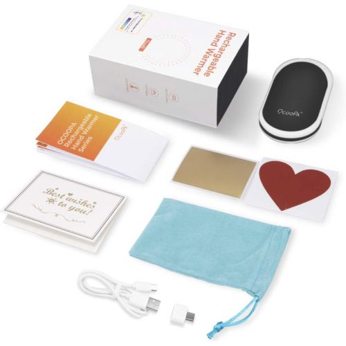  [아마존 핫딜] [아마존핫딜]OCOOPA Rechargeable Hand Warmer, 5200mAh Electric Portable Pocket Hand Warmers/Power Bank, Heat Therapy Great for Outdoor Sports, Winter Gifts for Women, Men