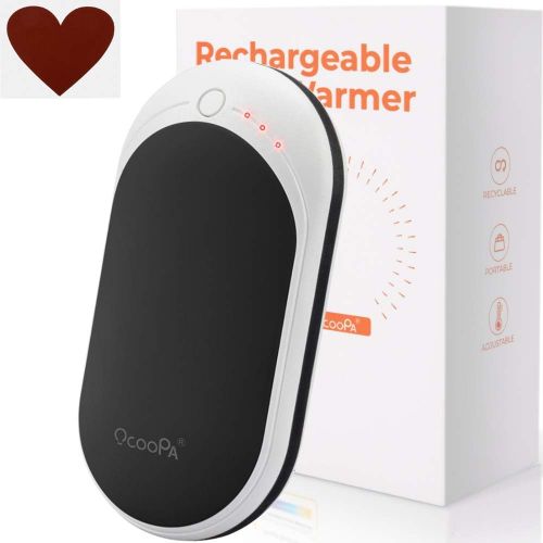  [아마존 핫딜] [아마존핫딜]OCOOPA Rechargeable Hand Warmer, 5200mAh Electric Portable Pocket Hand Warmers/Power Bank, Heat Therapy Great for Outdoor Sports, Winter Gifts for Women, Men