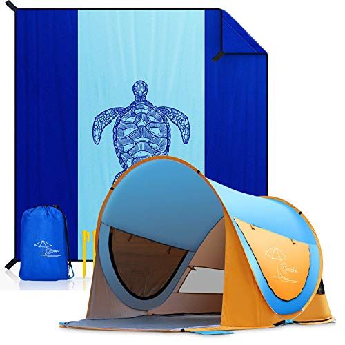  Amazing!!! OCOOPA Beach Blanket and Sun Shelter for 3 4 Person