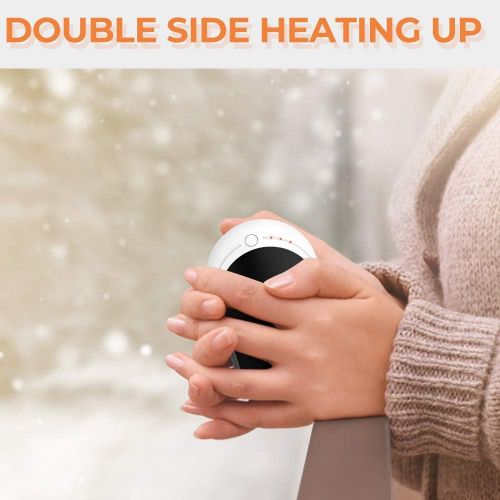  OCOOPA Rechargeable Hand Warmers, 5200mAh Portable Hand Warmer, Electric, Quick Heating, Great for Raynauds Arthritic Sufferers Pain Relief, Ski, Hunting, Hiking, Winter Gifts