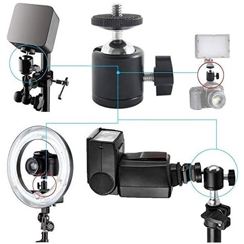  OCTO MOUNTS Tripod Mount Adapter Kit for 3 Devices. Works with Smartphones, iPhone, Android, GoPros, DSLR Cameras, Mic, LED, Ring Lights. Perfect for Vlogging, YouTube, Live Streaming, Tik Tok