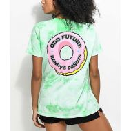 ODD FUTURE Odd Future x Randys Donuts Mint Tie Dye T-Shirt