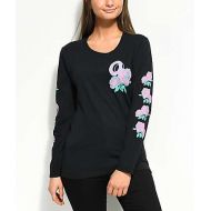 ODD FUTURE Odd Future Roses Black Long Sleeve T-Shirt