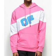 ODD FUTURE Odd Future Sport Pink & White Colorblock Hoodie