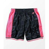 ODD FUTURE Odd Future Black, Pink & White Basketball Shorts