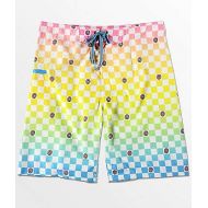 ODD FUTURE Odd Future Technicolor Checkered Board Shorts