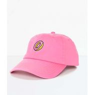 ODD FUTURE Odd Future Embroidered Donut Pink Polo Strapback Hat