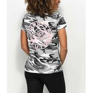 ODD FUTURE Odd Future Circle Logo Black Camo T-Shirt