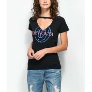 ODD FUTURE Odd Future OFWGKTA Cutout V-Neck Black T-Shirt