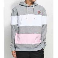 ODD FUTURE Odd Future Block Grey, White & Pink Hoodie