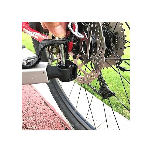  ODIER Steel Hitch for Burley Bike Trailer for Kids 12.2 MM Compatible with Burley Bee Bike Trailer and Old Models Work with Disc Brake