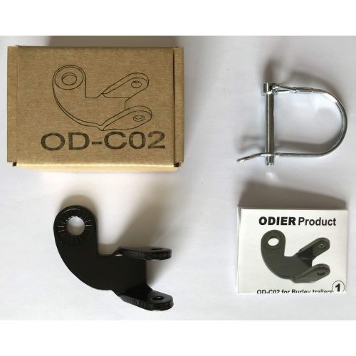  [아마존베스트]ODIER Bike Trailer Hitch Bicycle Steel Hitch Coupler for Burley Trailers Adapter Replacement Connector