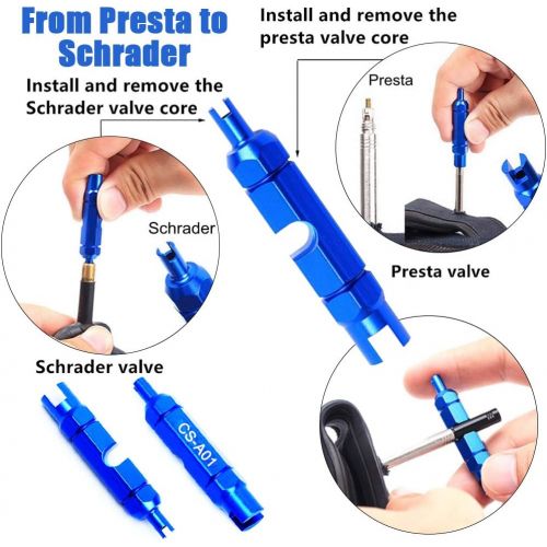  ODIER Tubeless Tire Sealant Injector Schrader Presta Valve Core Removal Tool Fit Stans No Tubes Sealant and Other Sealants Brand