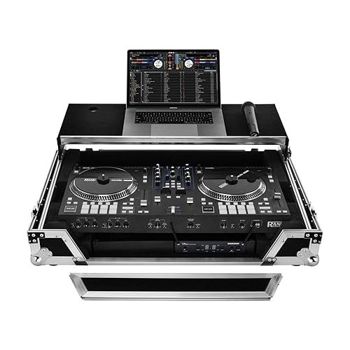  Odyssey Case Rane One Flight Case with 1U Rack Space and Glide Platform