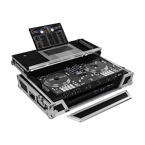  Odyssey Case Rane One Flight Case with 1U Rack Space and Glide Platform