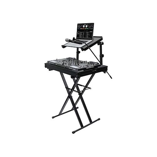  Odyssey LTBXS2MTCP 2-Tier DJ X-Stand Combo Pack