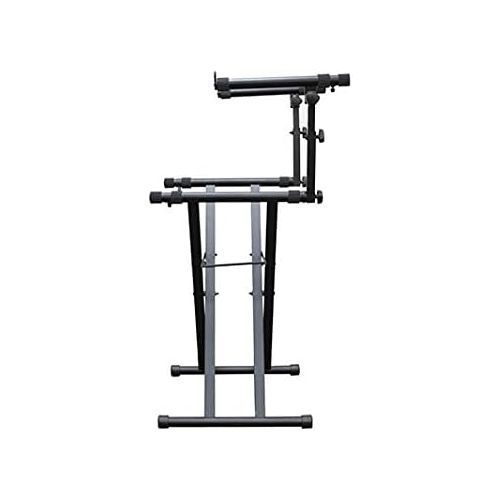  ODYSSEY LTBXS2 Two Tier X-Stand: Heavy-Duty Double Braced Dj Coffin / Keyboard Stand