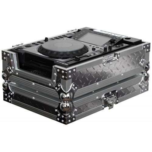  ODYSSEY Odyssey FZCDJDIA Slvr Dia Plate Cd Player Case Single Table Top CD  DVD Player Case