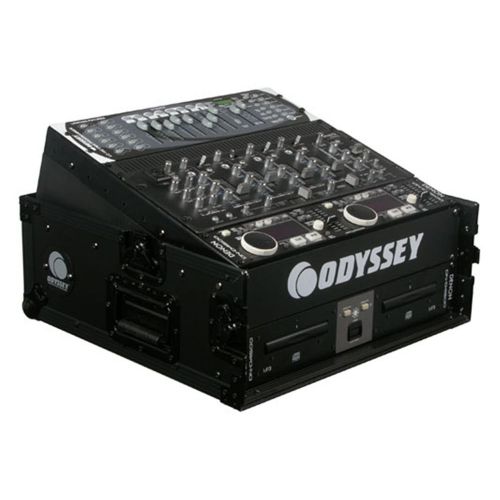  ODYSSEY Odyssey FZ1002-BL Combo Rack 10u Top And 2u Bott ATA Style Top Load Rack