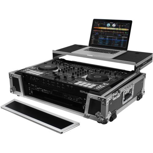  ODYSSEY Odyssey Cases FZGSDJ808W2, DJ Controller Case for Roland DJ-808 and Denon MC7000