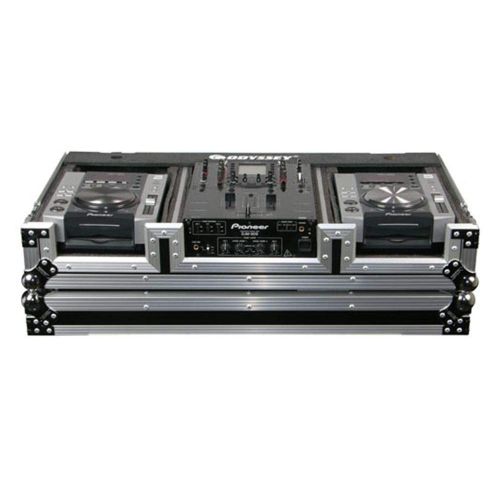  ODYSSEY Odyssey FR10CDIWE Flight Ready CD Coffin fit for Two Tabletop CD Players and a 10-Inch Mixer